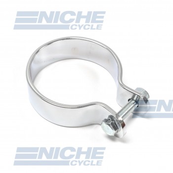 1.75" Chrome Muffler Center Clamp 80-62342