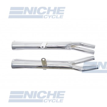 Honda CB750 K 77-78 Motorcycle Mufflers Flare Tip Chrome  001-1511