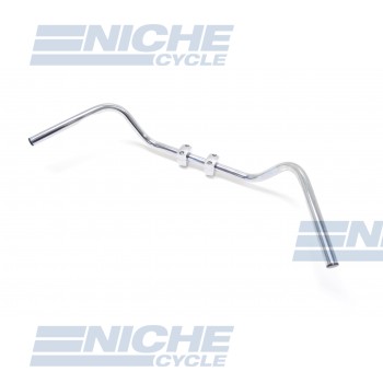 Handlebar - 1" High Western Chrome-Dimp 07-12557