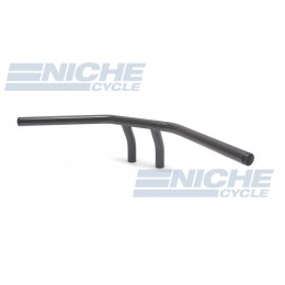 T-Bar Handlebars 24"x4" Satin Black Dimpled 07-93420S