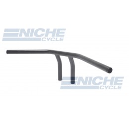 T-Bar Handlebars 24"x6" Satin Black Smooth 07-93411S