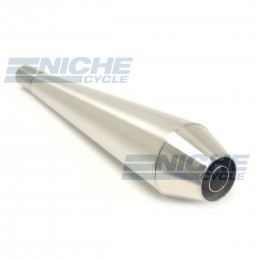 Muffler 18" Quiet Core Reverse Cone 1.0" MC-1000-Q-SS