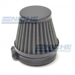 Clamp On Air filter - 52mm Black 12-55752B