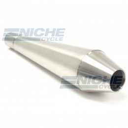 Muffler 12" Perf Core Reverse Cone 1.0" MC-1000-12-SS