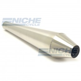 Muffler 18" Quiet Core Reverse Cone 1.625" MC-1625-18-Q-SS