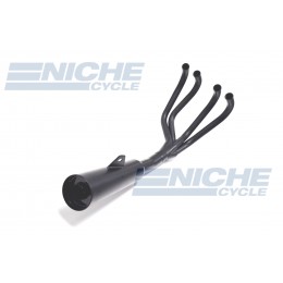 Honda CB500/4 CB550 MAC 4-Into-1 Black Canister Exhaust System 201-0601