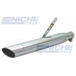 Muffler w/ Slash-cut Tip Left 45-20012