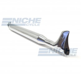 36" Chrome Tapered Fishtail Muffler 80-75186