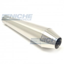 Muffler 12" Perf Core Reverse Cone 1.75" MC-1750-12-SS