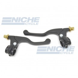 Yamaha/Suzuki Type GP Black/Black Lever Set 7/8" 32-73700