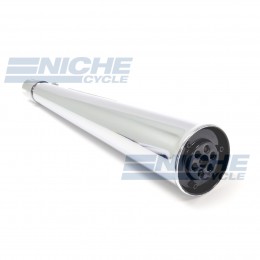 24" Chrome Flared Widemouth Megaphone Muffler 80-84013