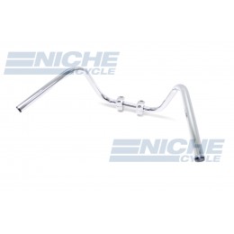 Handlebar - 1" Low Chopper Chrome-Dimp 07-12523