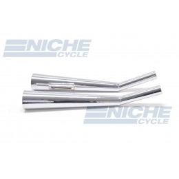 Kawasaki KZ750 Twins Performance Exhuast Motorcycle Mufflers Megaphone Chrome  002-0713