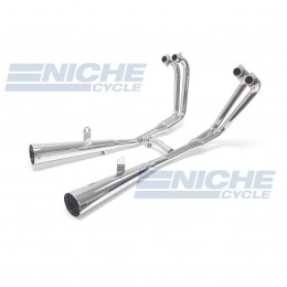 Yamaha Radian YX600 4-Into-2 Chrome Megaphone Exhaust System 004-2109