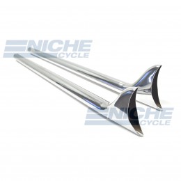 42" Chrome Fishtail Extension 80-75133