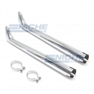 Fishtail Exhaust Extension 29" Set 80-75130P