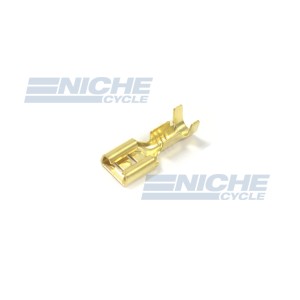 Spade Connector - Brass Female 48-93415