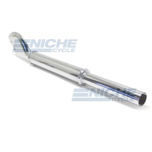 Long Chrome Sharkfin Muffler 80-75160