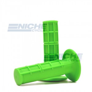 Grip Set - MotoCross Dirt Bike 7/8" - Green 42-24636