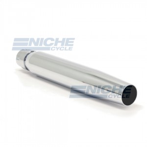 15" Chrome Short Tapered Muffler 80-25300