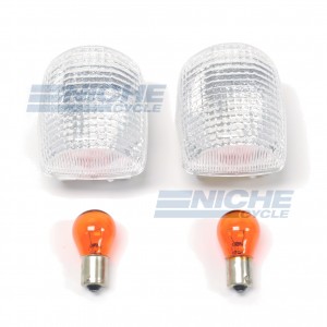 Honda Turn Signal Lense w/Bulbs 59-21312