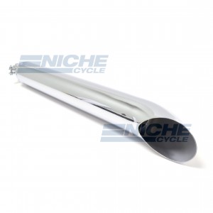 32" Chrome Classic Turnout Muffler 80-75144