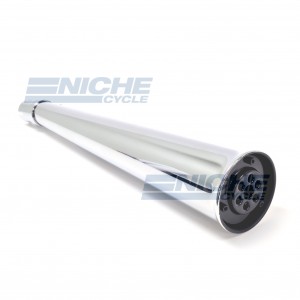 24" Chrome Flared Widemouth Megaphone Muffler - Right Side 80-84014