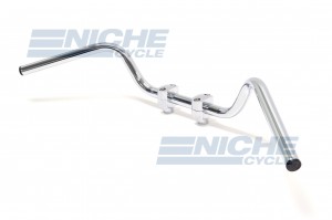 Handlebar - 1" Low Buckhorn Chrome-Dimp 07-12520