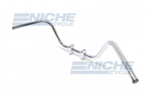 Handlebar - 1" Med Buckhorn Chrome 07-12511