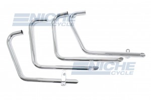 Honda CB500/4 CB550 4-4 Drag Pipes TT Chrome Exhaust System 001-0606