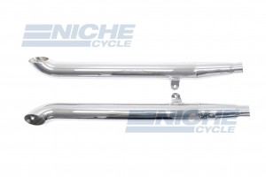 Yamaha Venture Royal Motorcycle Mufflers Turndown Chrome  004-4315