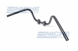 Handlebar - 8" V Apes Dimpled Black 07-93435B