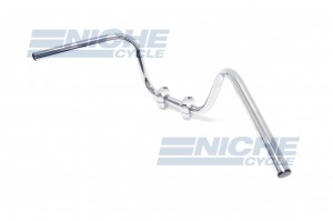 Handlebar - 8" V Apes Dimpled Chrome 07-93435