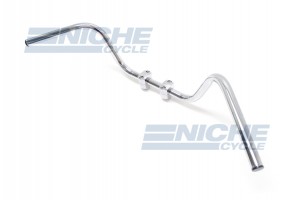 Handlebar - 1" Med Buckhorn Chrome-Dimp 07-12521