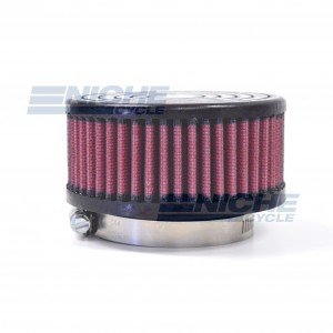 Round Straight Offset Air Filter - 62mm JR-591-01