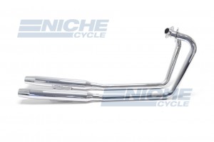 Yamaha XS650 MAC 2-Into-2 Chrome Taper Exhaust System 004-0121