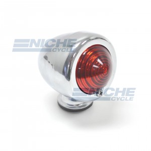 Bullet Light Red Lens -  Single Filament 61-73101