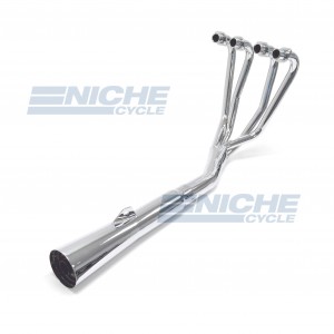 Suzuki GS550 81-82 MAC 4-Into-1 Chrome Megaphone Exhaust System 003-0401