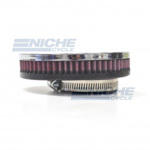 Pancake Filter Chrome 58mm RED RC-305-01