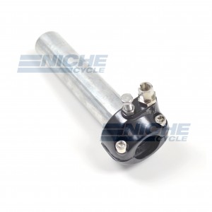 7/8" Single Pull Black Throttle Assembly 44-29470B