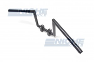 Handlebar - Z Bars 10" Rise Satin Black 07-93430S