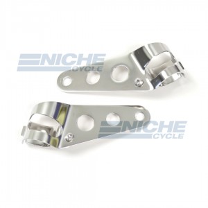 Headlight Brackets - Universal Stainless 66-35801