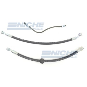 Honda CB450K 70-71 CB750K 69-71 Front Disc Brake Line Hose Kit NCS-HHK003