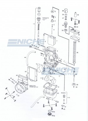Mikuni VM28-418 Exploded View - Replacement Parts Listing VM28-418_parts_list