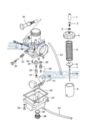 Mikuni VM24-512 Exploded View - Replacement Parts Listing VM24-512_parts_list