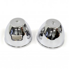 Kawasaki KZ Bottom Gauge Buckets - Chrome