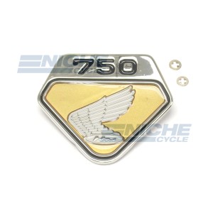 Gold Honda CB750 Right Side Cover Wing Emblem 87123-300-020G