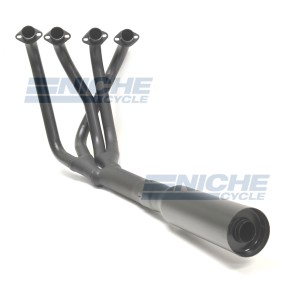 Suzuki GS750/850 Tri-Y 4-Into-2-to-1 Black Canister Exhaust System 991-0301