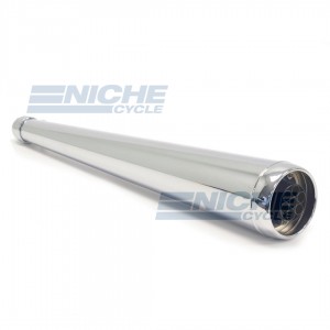 27" Chrome Dunstall Widemouth Replica Muffler 80-84050