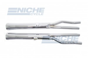 Honda CB750K 69-76 Motorcycle Mufflers Flare Tip Chrome  001-1311